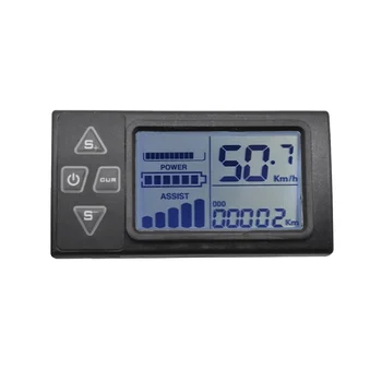 24V/36V/48V S861 LCD Ebike-Ekraan Armatuurlaual Electric Bike BLDC Kontroller juhtpaneel(6PIN)