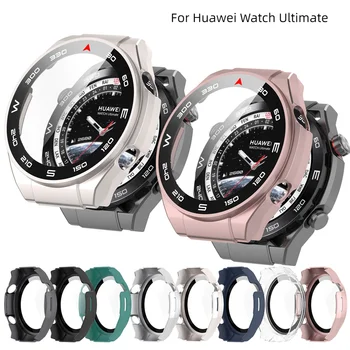 PC Protective Case Cover + Film Huawei Vaadata Ülim Smartwatch Põrutuskindel Raske täisekraan Shell /W Mahus