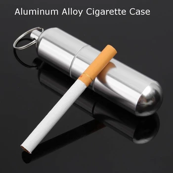 Alumiinium Sigareti Omanik Kapsel Juhul Veekindel Pill Hambaork Omanik Võtmehoidja