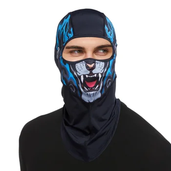 Ice Siid Full Face Mask Väljas Ratsutamine Pea Hõlmama Mootorratta Suvel Hingav Päikesekaitsetoodete Pea Hõlmama Krossi Mootorratas Tarvik