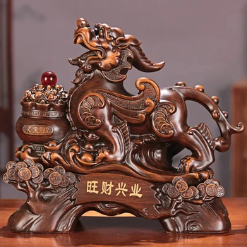 Õnnelik Pixiu Feng Shui Ornament tänapäevase vaik skulptuur Town house ennekuulmatut kurjad vaimud, siseministeeriumi teenetemärgi kuju