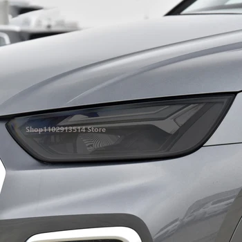 Audi Q5/SQ5 2021-2023-Tarvikud - Auto Esitulede kaitsekile Vinüül Taastamine Läbipaistev Must TPÜ Kleebis