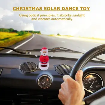 Päikese-Tantsu Lumememm Mänguasi Santa Claus Auto Armatuurlauale Decor Dancing Santa Vastupidav Päikese Tantsijad, Et Lihtne Sõit Igavus Kingitus