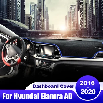 Näiteks Hyundai Elantra REKLAAMI 2016 2017 2018 2019 2020 Auto Armatuurlaua Katmiseks Dash Mat Päikese Vari Vahend, Laud Non-slip Pad Tarvikud