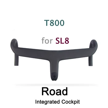 No Logo T800 Süsiniku Tee Integreeritud Kabiini Täielik Sise-Kaabel Marsruutimine Teedel Jalgratta Lenkstangi jaoks SL8/SL7/SL6