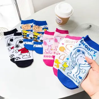 Jaapani Anime Naine Sokk Cartoon Armas Kutsikas Mees Naiste Sokid Mood Kawaii Nähtamatu Paat Sox Puuvillane Kevad-Suvel Sokken