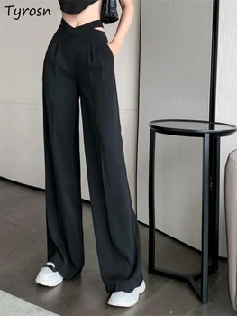Püksid Naiste Elegantne Seksikas Lihtne, Kõik-mängu Tahke Disain Sügisel korea Stiilis Vabaaja Mood Daamid, Igapäevane Mugav Classic Uus
