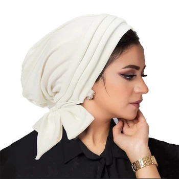 Islam Naiste Moslemi Hijab Turban Headscarf Wrap Müts Juuste Pea Hõlmama Beanies Kapoti Turban Bandanas Keemia Ühise Põllumajanduspoliitika Turbante Mujer