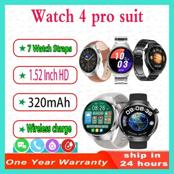 Uus 8-in-1 ring ekraan Sport watch set Juhtmeta laadija vaata 4 pro ülikond smartwatch